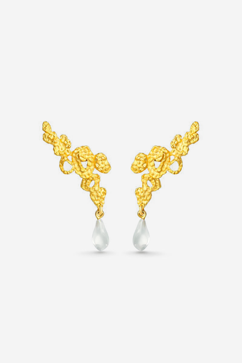 Mini Riverstone Earrings