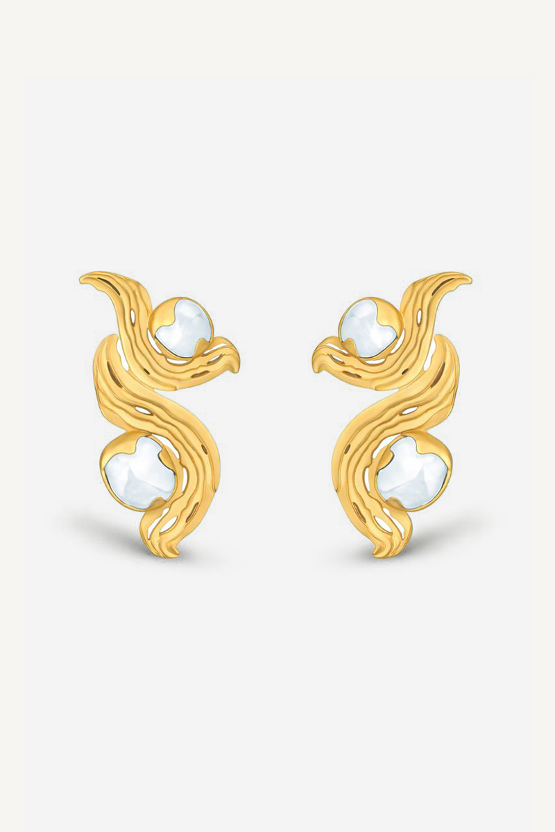 Interchangeable Meteorite Earrings