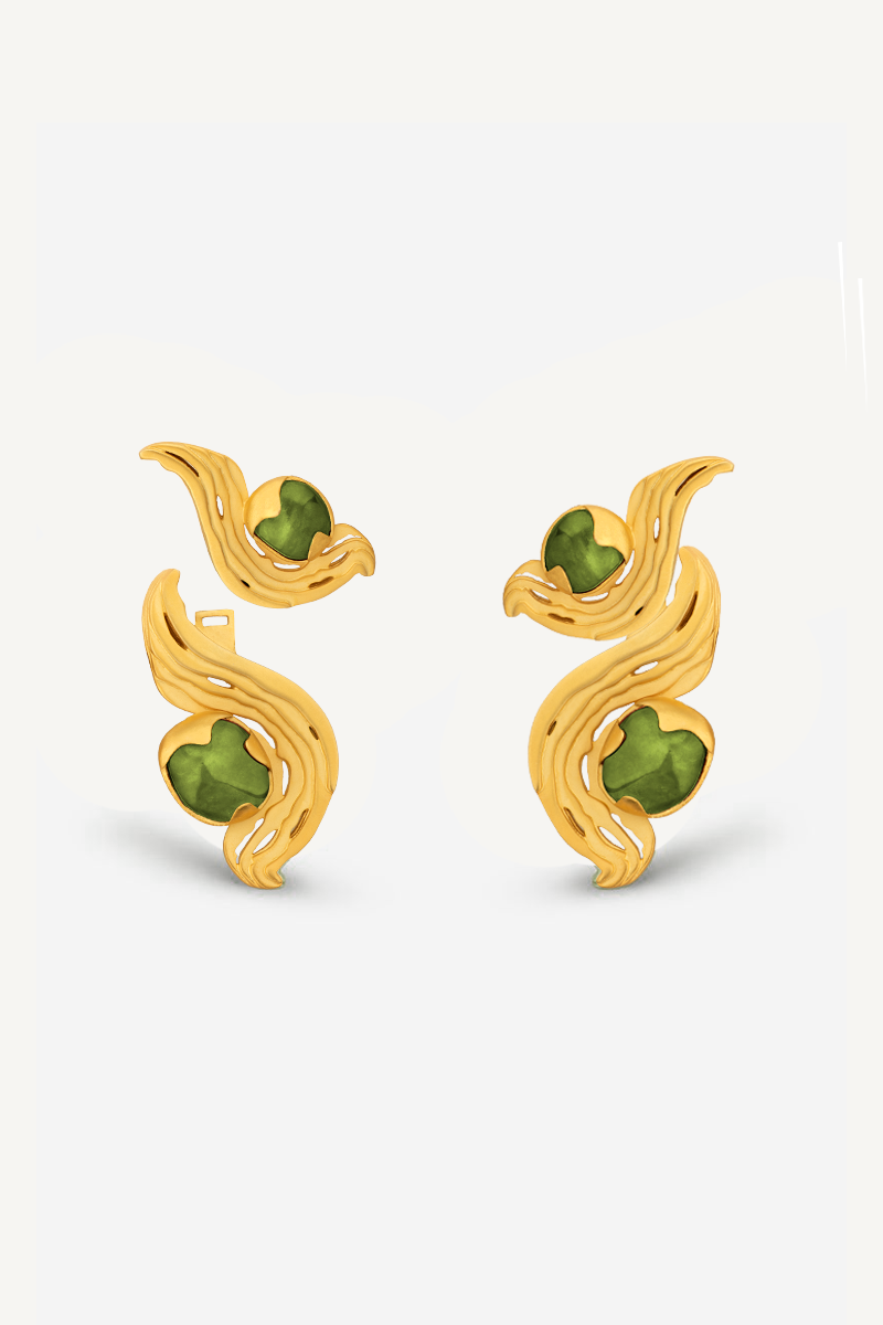 Interchangeable Meteorite Earrings