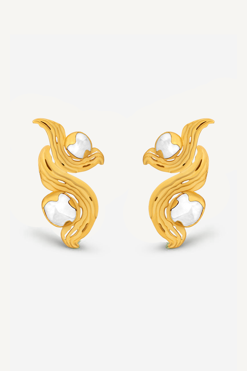 Interchangeable Meteorite Earrings