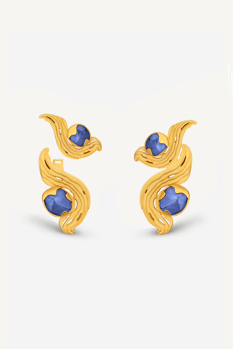 Interchangeable Meteorite Earrings