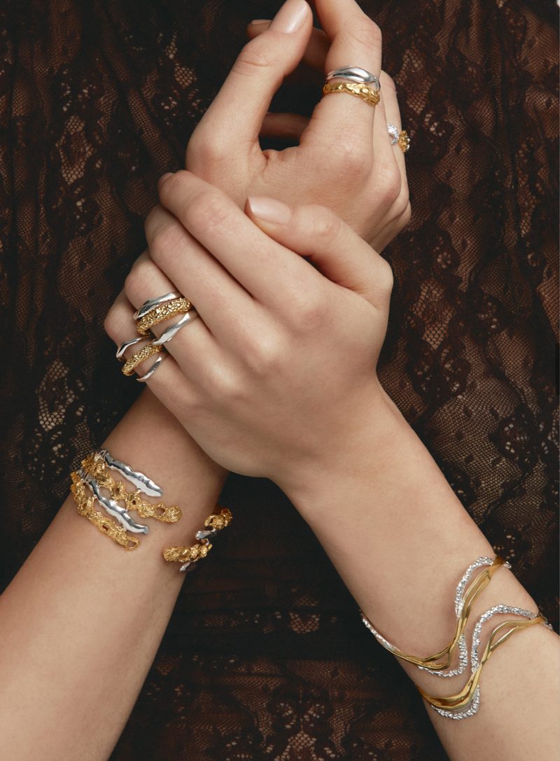 Cassandra Mix Pinky Ring