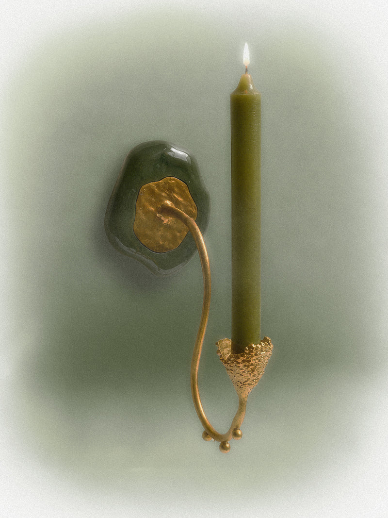 Wall Frost Candle Holder