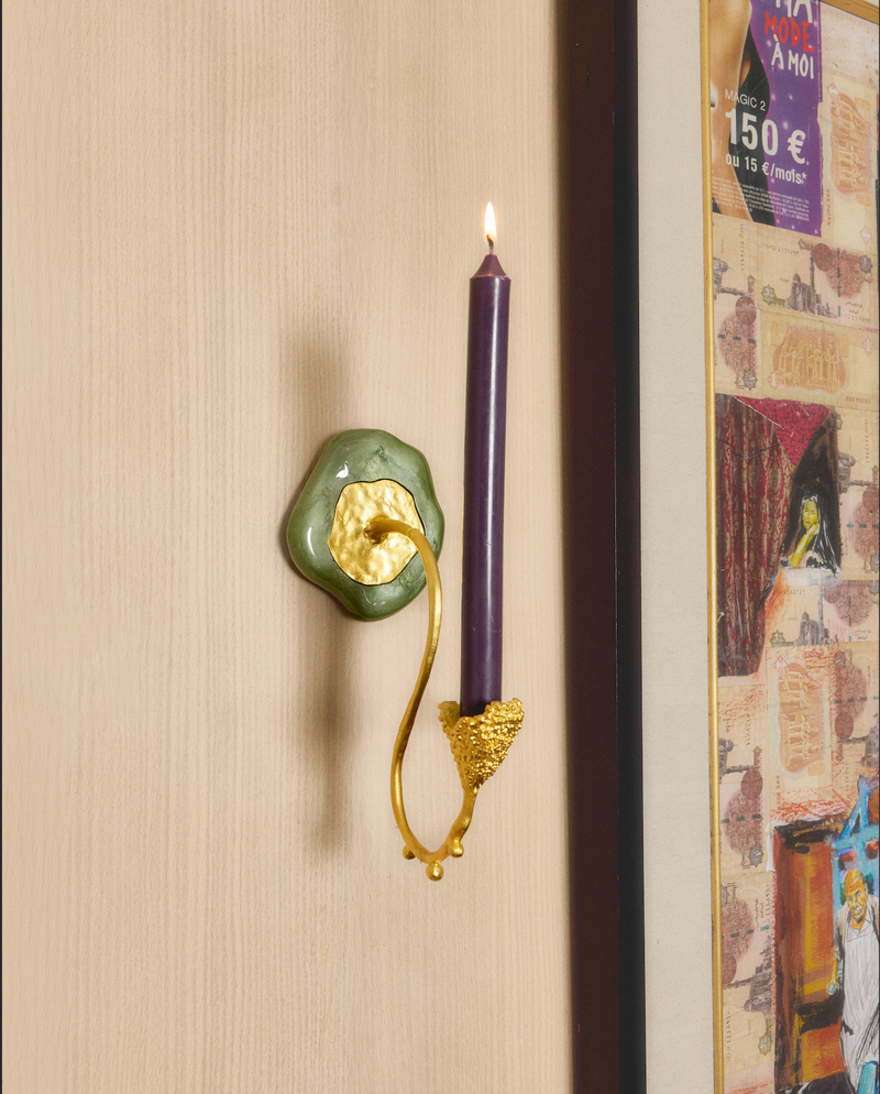 Wall Frost Candle Holder