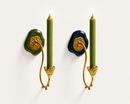 Wall Frost Candle Holder