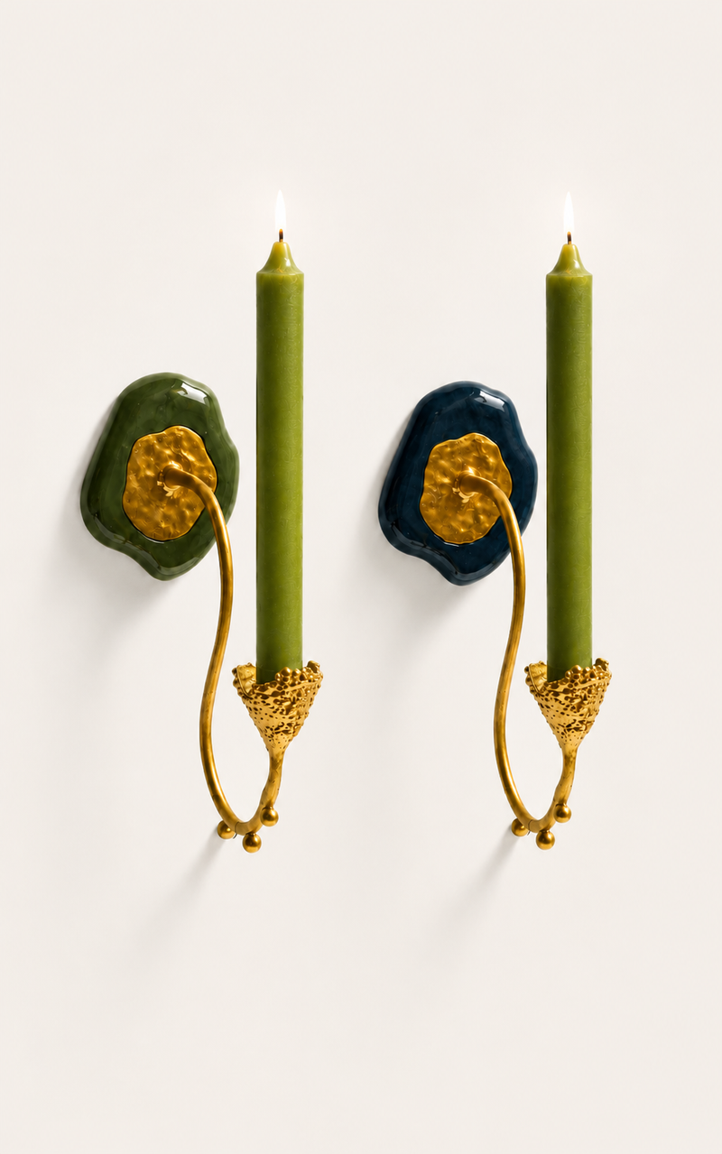 Wall Frost Candle Holder
