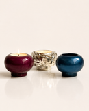 Interchangeable Stone Stack Short  Candle Holder