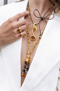 Cascade Tassel Pendant