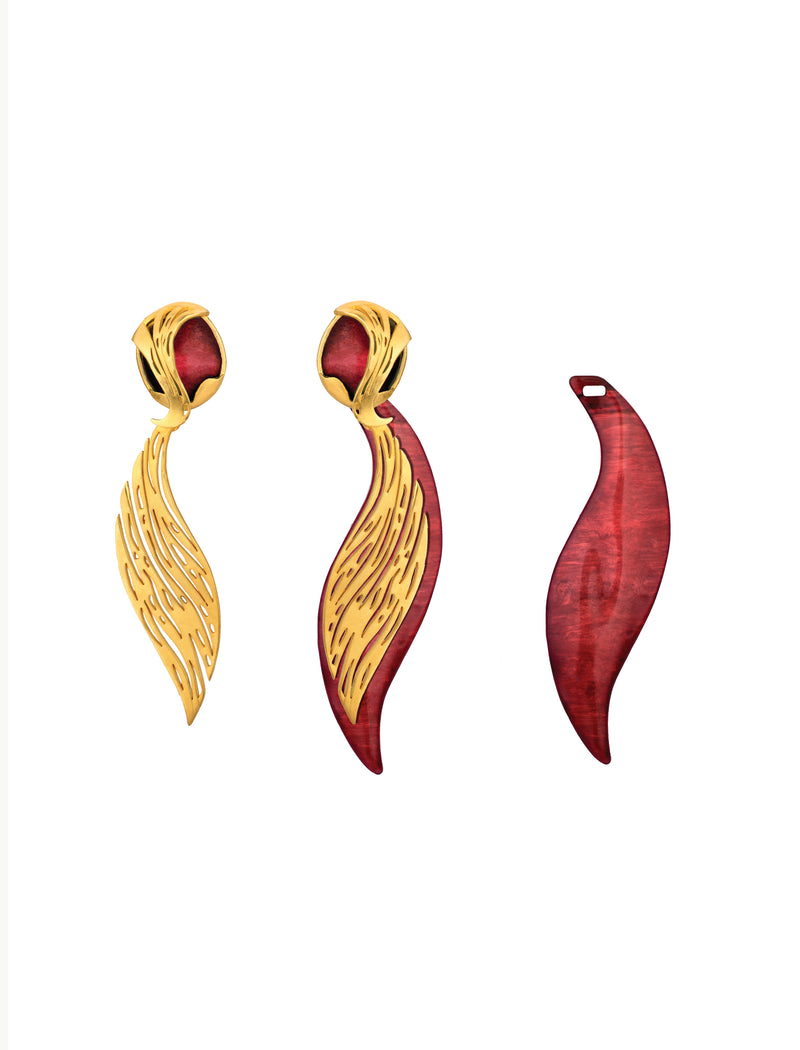 Interchangeable Sandstone Earrings