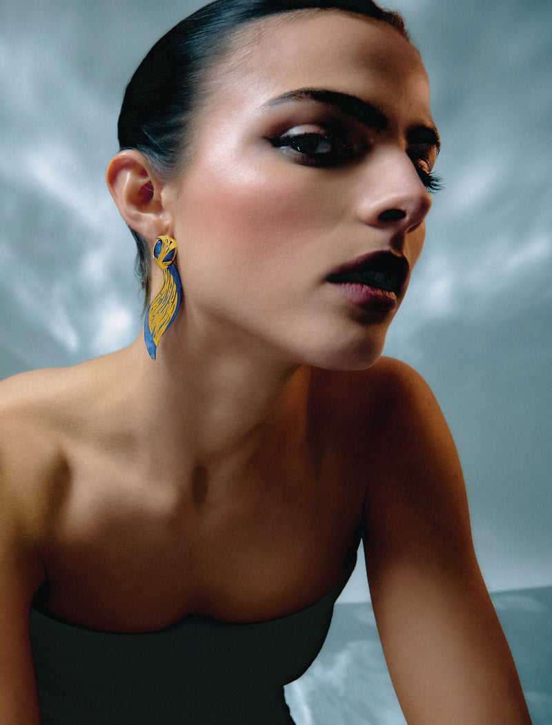 Interchangeable Sandstone Earrings