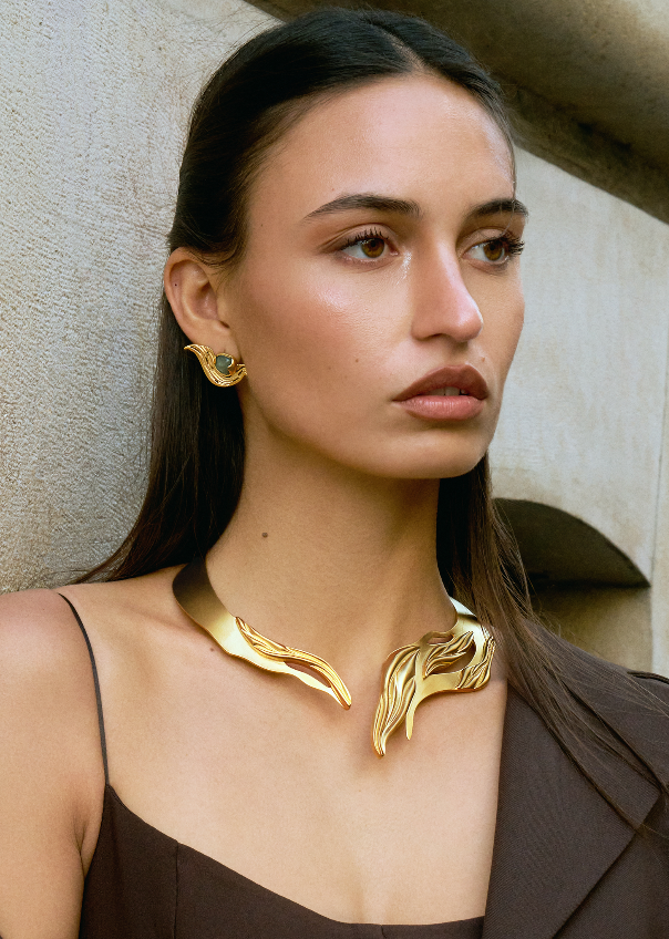 Mini Meteorite Earrings