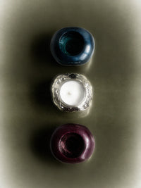 Interchangeable Stone Stack Short  Candle Holder