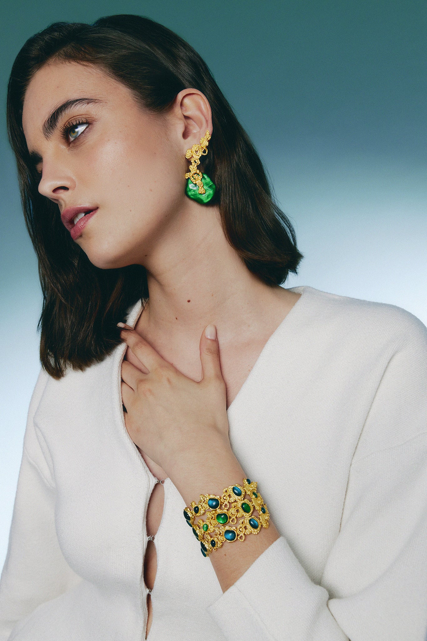 Interchangeable Erosion Earrings