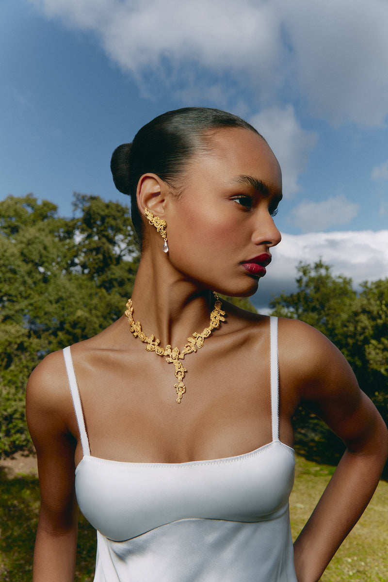 Mini Riverstone Earrings