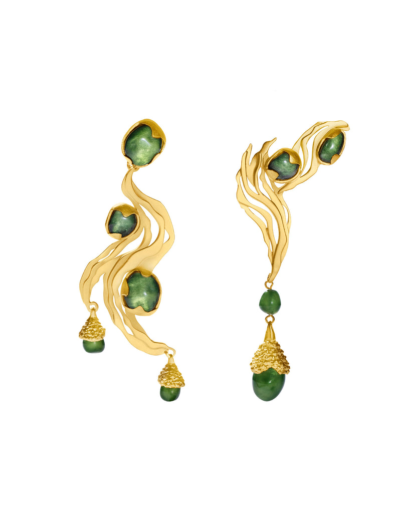 Mismatched Supernova Earrings