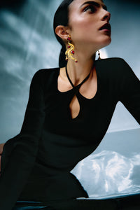 Mismatched Supernova Earrings