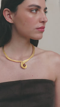Interchangeable Spiral Necklace