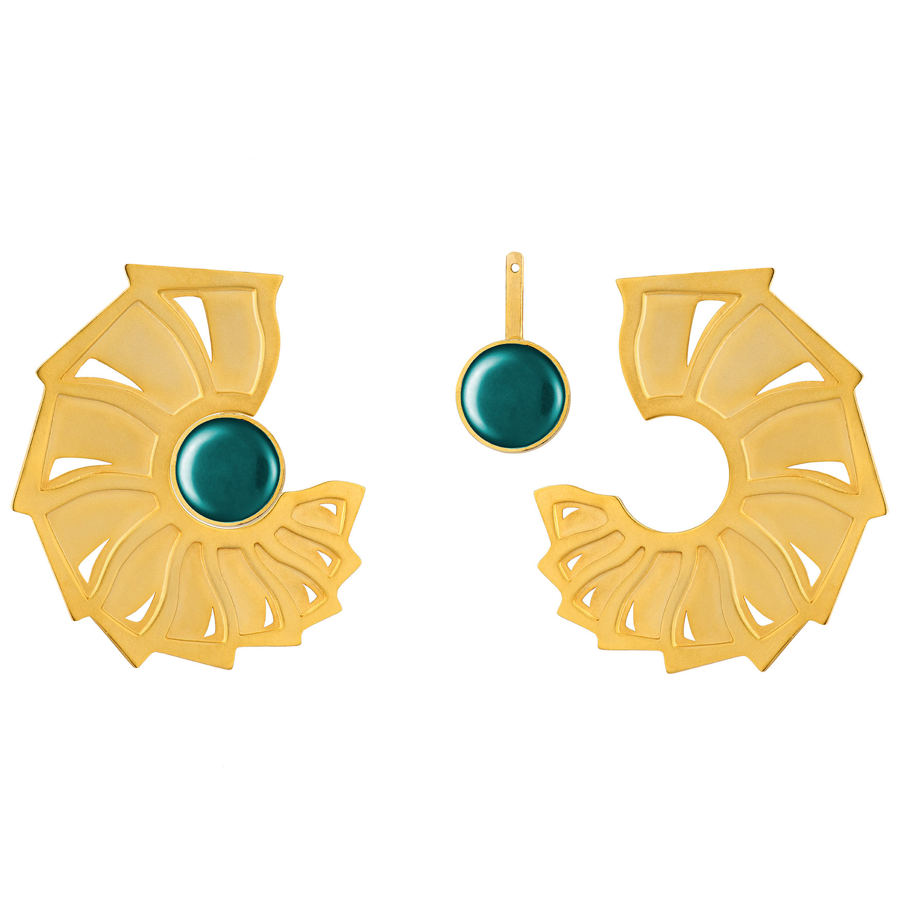 ‘Revived’ Cogs & Wheels Earrings